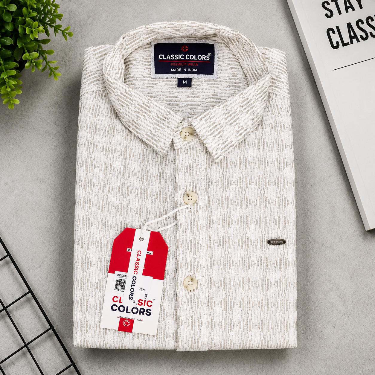 Classic Colors Premium Casual Shirt - Flat 300 Sale